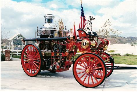 Hubert 1902 American Steam Fire Engine, manned by Blaze the Dalmatian ...