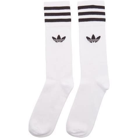 adidas Originals Cotton Three-pack White Solid Crew Socks - Lyst