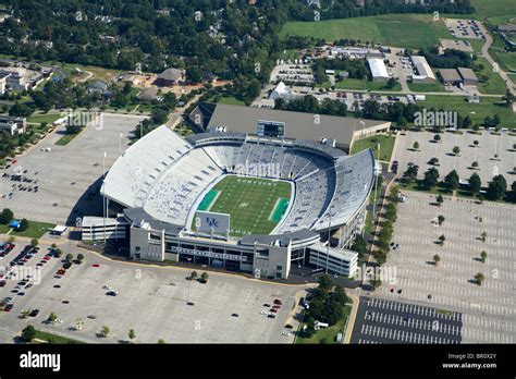 Aerial view of Commonwealth Stadium on the University of Kentucky ...