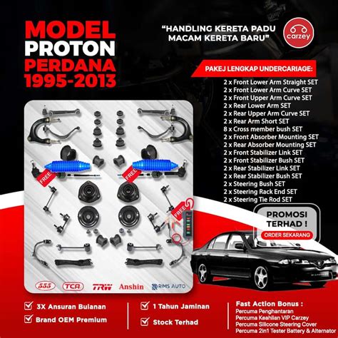 [COMBO DEAL] PROTON PERDANA SEi , V6 RESTORATION SUSPENSION PACKAGE SET ...