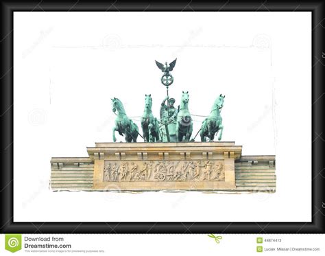 Berlin painting stock image. Image of monument, freedom - 44874413