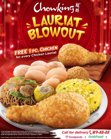 Chowking Lauriat (FREE CHICKEN) Blowout 2020 | Manila On Sale