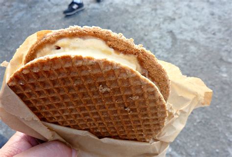 stroopwafel ice cream sandwich | from The Good Batch | wundoroo | Flickr