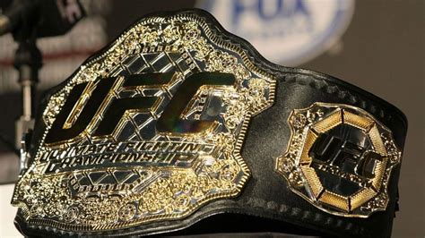 UFC Fight Night 143 News: UFC releases new belt design