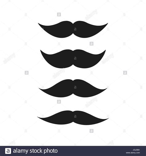 Mustache Clipart Black And White