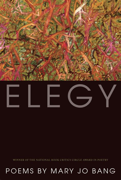 Elegy | Graywolf Press