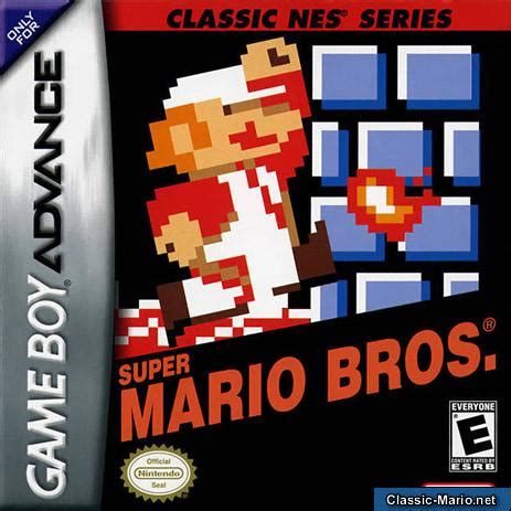 Classic NES Series: Super Mario Bros (Game Boy Advance) Box Art