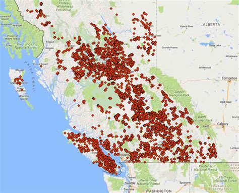 Bond Fire Map