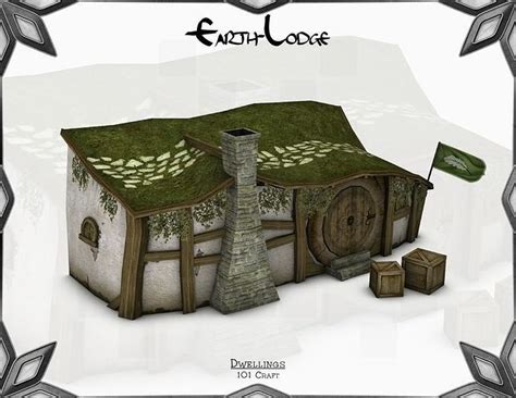 Earth-Lodge 3D asset | CGTrader