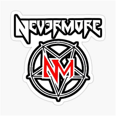 "Best logos Nevermore was an American heavy metal band" Sticker for ...