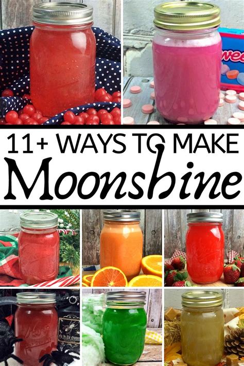 Delicious Homemade Flavored Moonshine Recipes