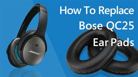 How to Replace Bose QC25 Ear Pads/Cushions | Geekria