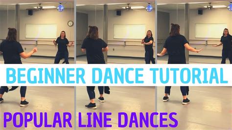 Popular Line Dances (BEGINNER DANCE TUTORIAL) Cupid Shuffle, Wobble ...