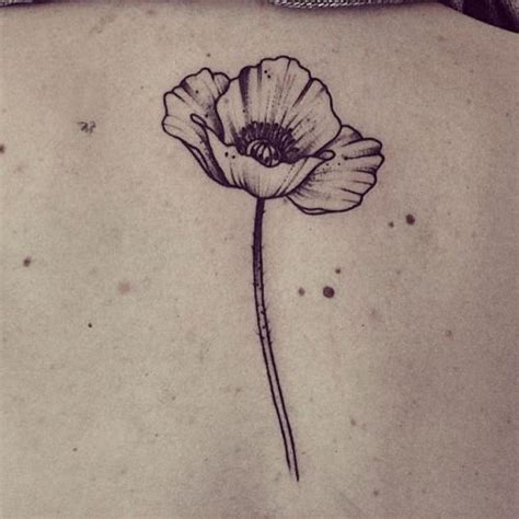 ♔pin // @mikharg | tattoos | Tattoos, Poppies tattoo, Flower tattoo back