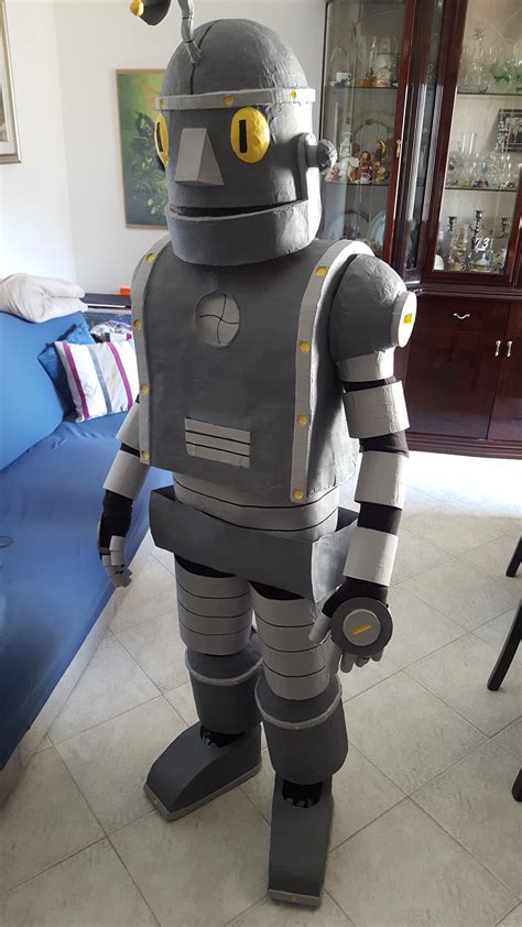 Dr. Kahl's robot cosplay I made! All handmade, with paper-mache and ...