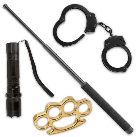 Security Guard Set Includes Police Baton, Stun