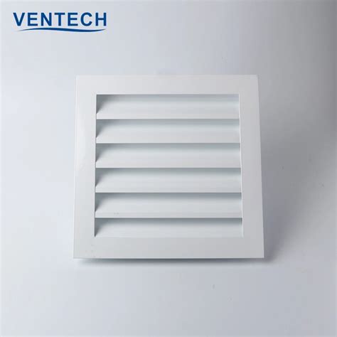 Supply Air Ventilation Louver Weatherproof Aluminum Exterior Fresh Air ...