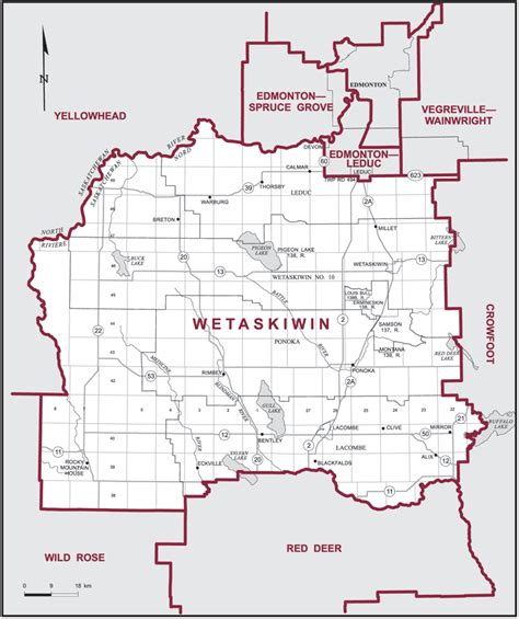 CITY OF WETASKIWIN - ToursMaps.com