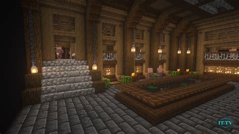 Villager Trading hall Design- Tutorial link in the comments - Hope you ...