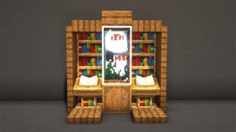 5 Great Minecraft Bookshelf Design Ideas - Gamer Empire