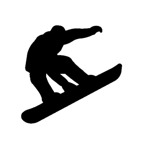 Snowboarder Silhouette - ClipArt Best