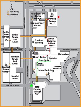 Houston Methodist Campus Map