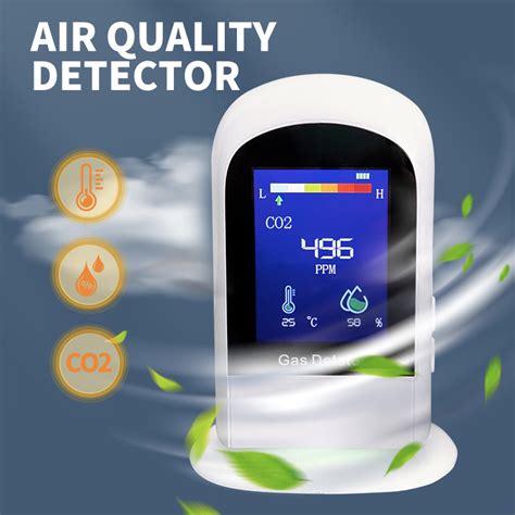 CO2 Meter Air Quality Monitor Carbon Dioxide CO2 Detector Detection of ...