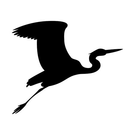 Vector of heron flying, vector - ID:114955629 - Royalty Free Image ...