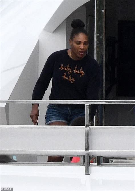 Serena Williams joins husband Alexis Ohanian on a superyacht... after ...