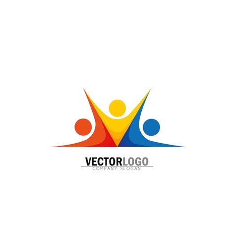 Free Vector | Symetrical business logo