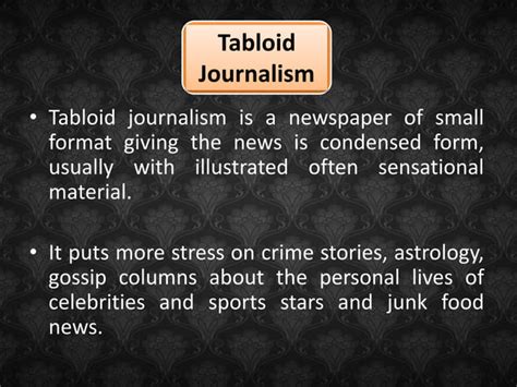 Types of Journalism