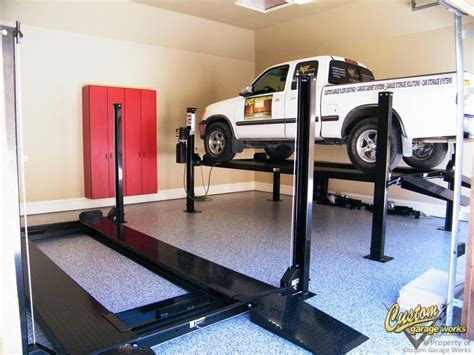 Garage Car Lifts Installed By Custom Garage Works In Fort Worth, TX