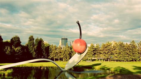 Cherry in the Spoon | Minneapolis Sculpture Garden Cloudy da… | David ...