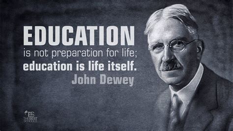 John Dewey on Education Being Life Itself | John dewey quotes, John ...