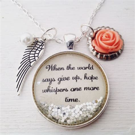 Personalized Jewelry Inspirational Quote Necklaceso - Etsy