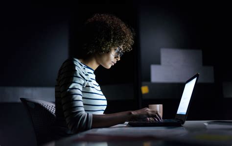 College Student With Computer