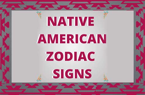 Native American Zodiac Signs Dates Top Sellers | saberoffice.co