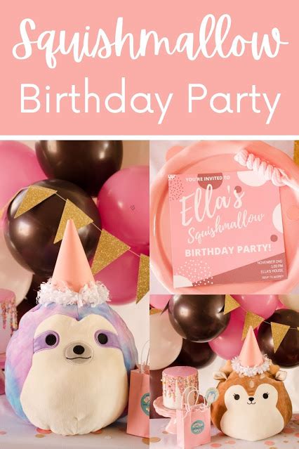 Squishmallow Party Ideas | 10th birthday parties, Birthday party, 13th ...