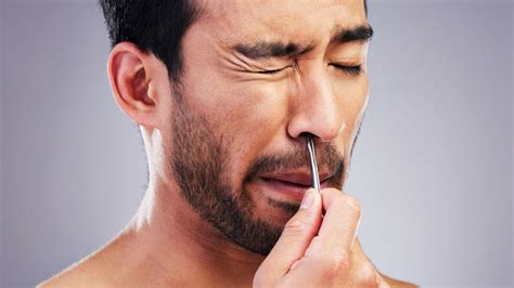 Plucking your nose hairs: Here's why you should not be doing it