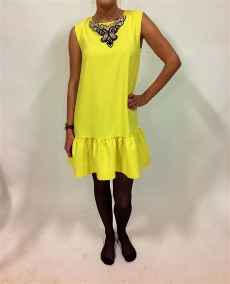 Canary yellow dress by BTM Studio | Canary yellow dress, Yellow dress ...