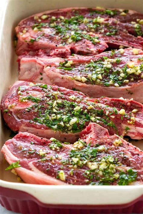 Lamb Chops with Garlic & Herbs - Jessica Gavin