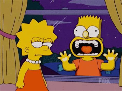 Bart Licking The Window - The Simpsons GIF - TheSimpsons Window ...