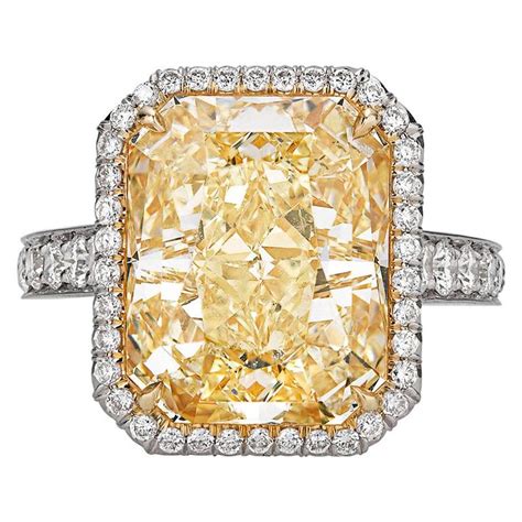 Fancy Yellow Diamond Ring 10.21 Carats at 1stDibs