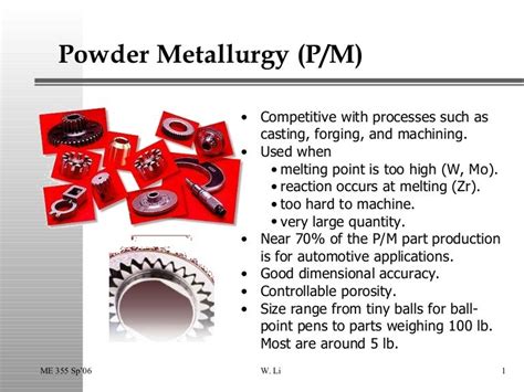 Powder Metallurgy