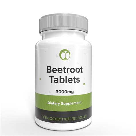 Beetroot Tablets 3000mg 365 Tablets – Natural Foundation Supplements ...