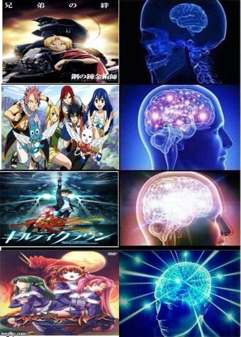 An Anime Fan's Expanding Brain | Galaxy Brain | Know Your Meme