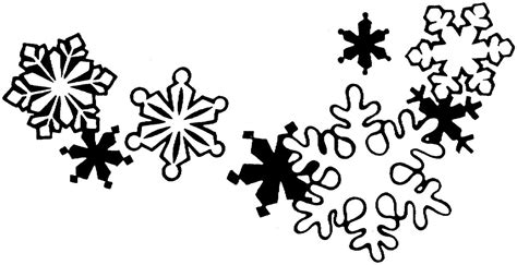 White snowflakes clipart free to use clip art resource - WikiClipArt