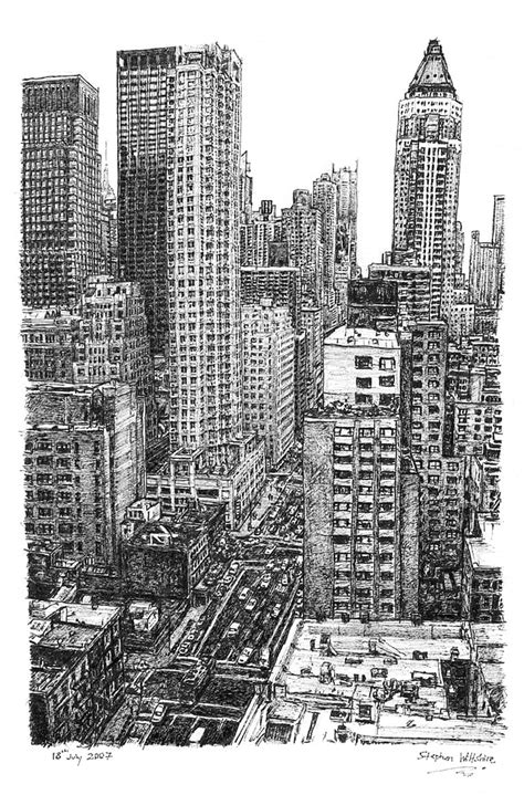 New York street scene - Original drawings, prints and limited editions ...