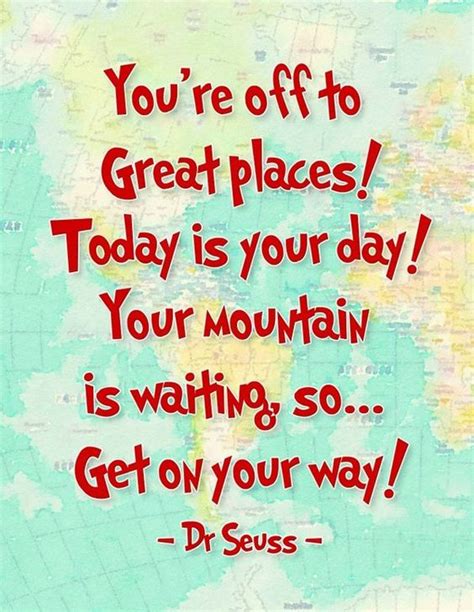 Oh the Places You'll Go Dr. Seuss Printables | Adventure awaits, Dr ...