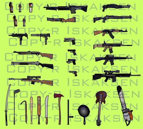 Left 4 Dead 2 weapons by Iskaksen on DeviantArt